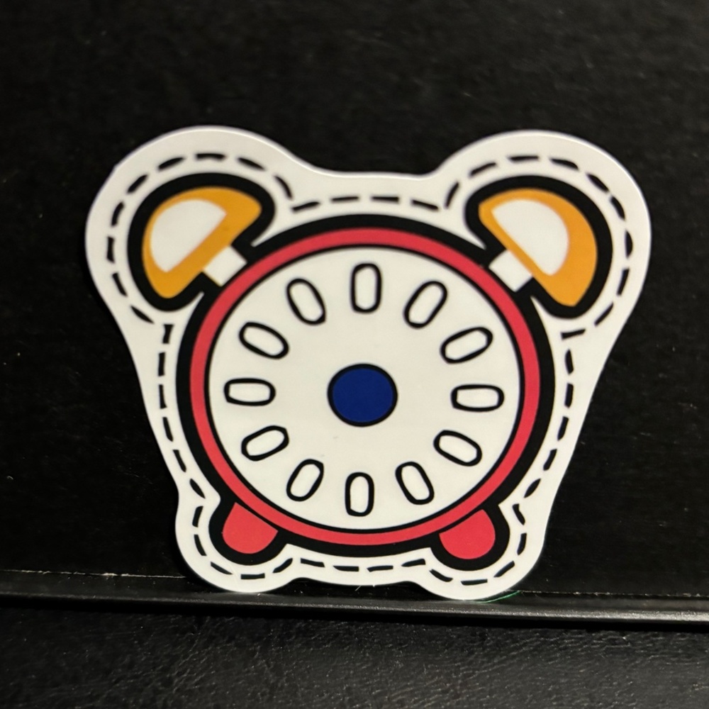 ALARM  CLOCK STICKER